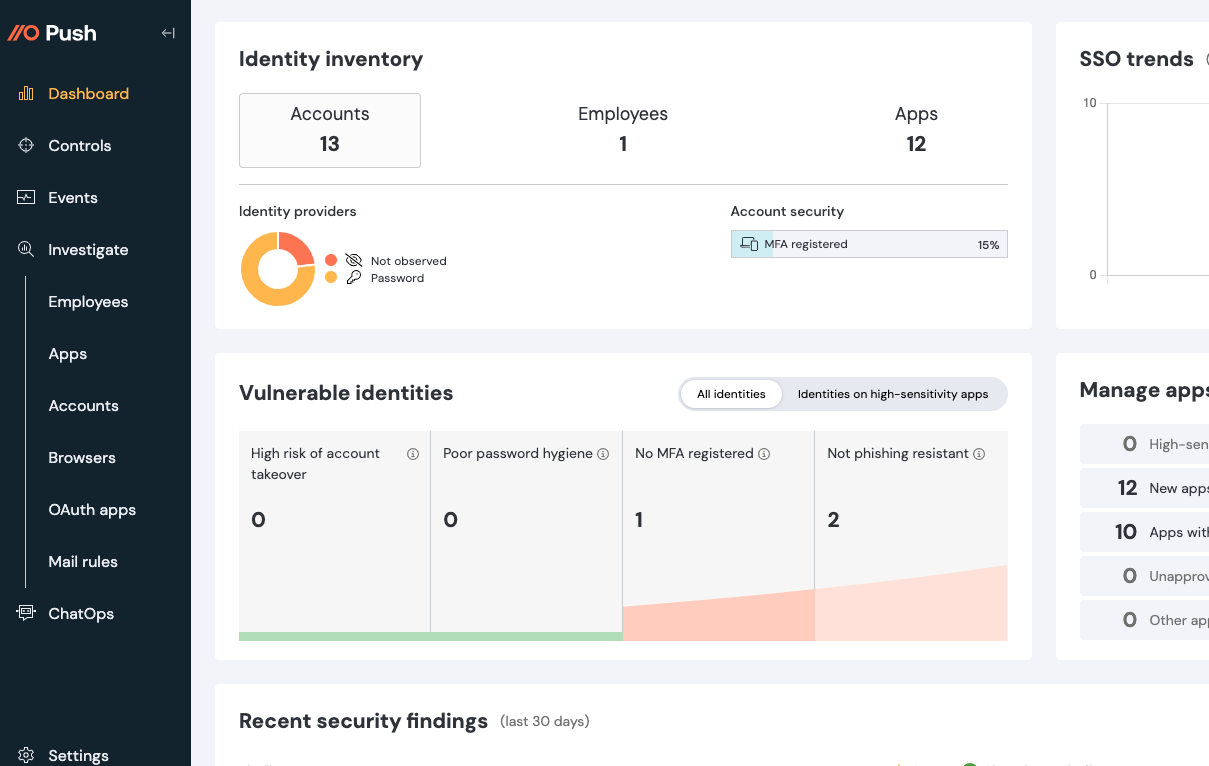 Hands-on with Push Security