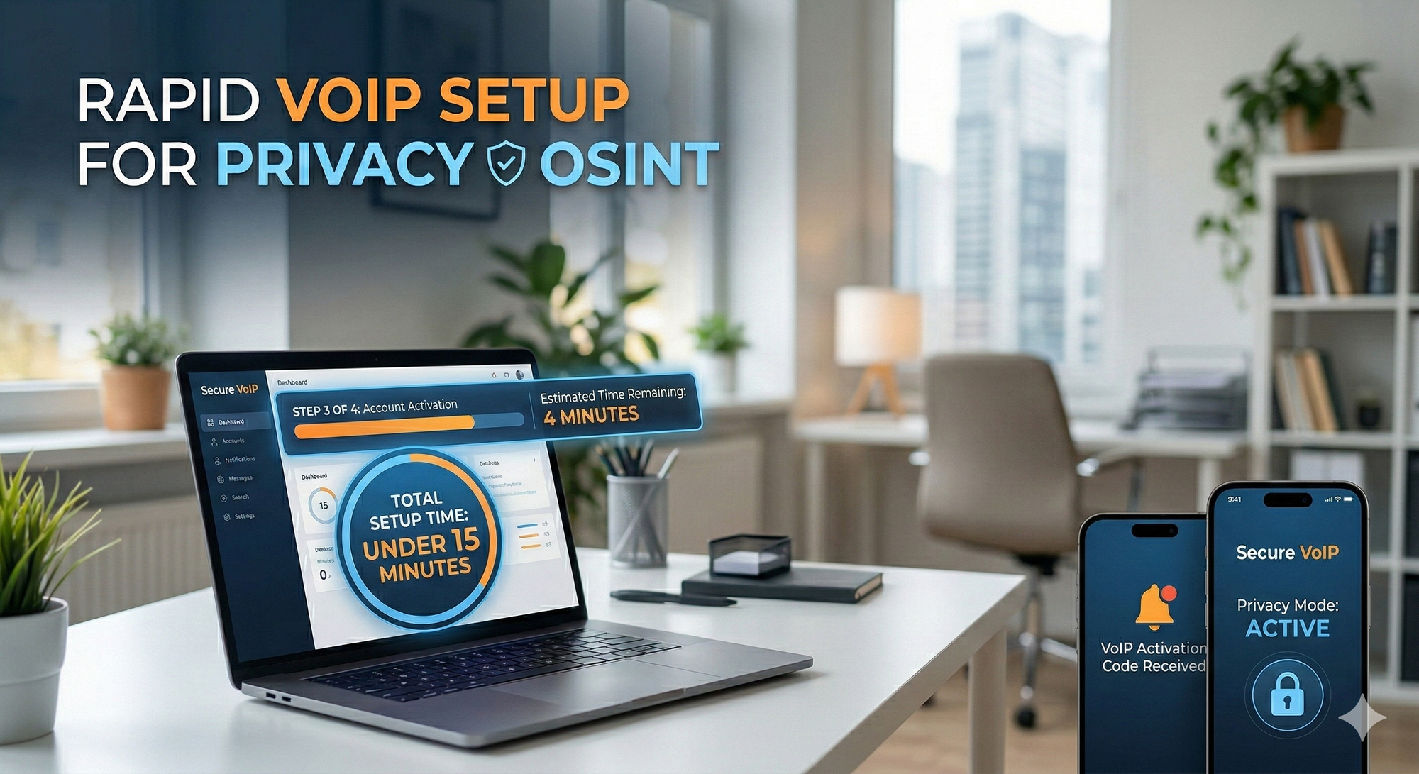 VoIP setup under 15 minutes