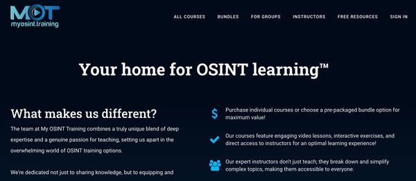 Great OSINT Training